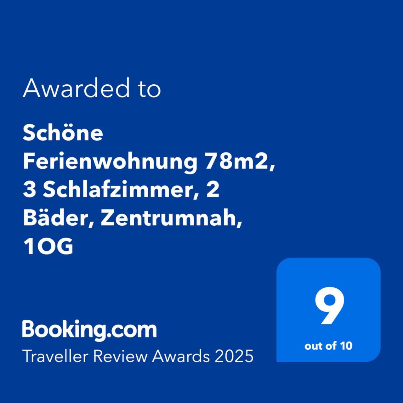 Schoene Ferienwohnung 78M2, 3 Schlafzimmer, 2 Baeder, Zentrumnah, 1Og Erfurt Extérieur photo